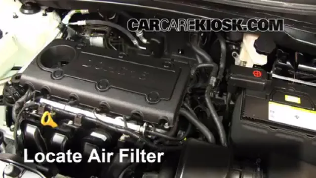 2012 Hyundai Tucson Limited 2.4L 4 Cyl. Filtre à air (moteur) Changement